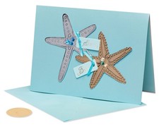 Papyrus Tropical Wedding Card For Bride And Groom With Embellishments And Foil