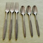 MCM JHQ DANSK DESIGNS Denmark VARIATION IV  3 DINNER FORKS, 3 TEASPOONS