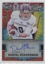 2016 Panini Prizm Collegiate Draft Picks Tie-Dye 21/49 Daniel Braverman Auto 1h1