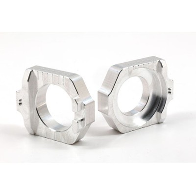 Works Connection Elite Axle Blocks - Silver 17-325