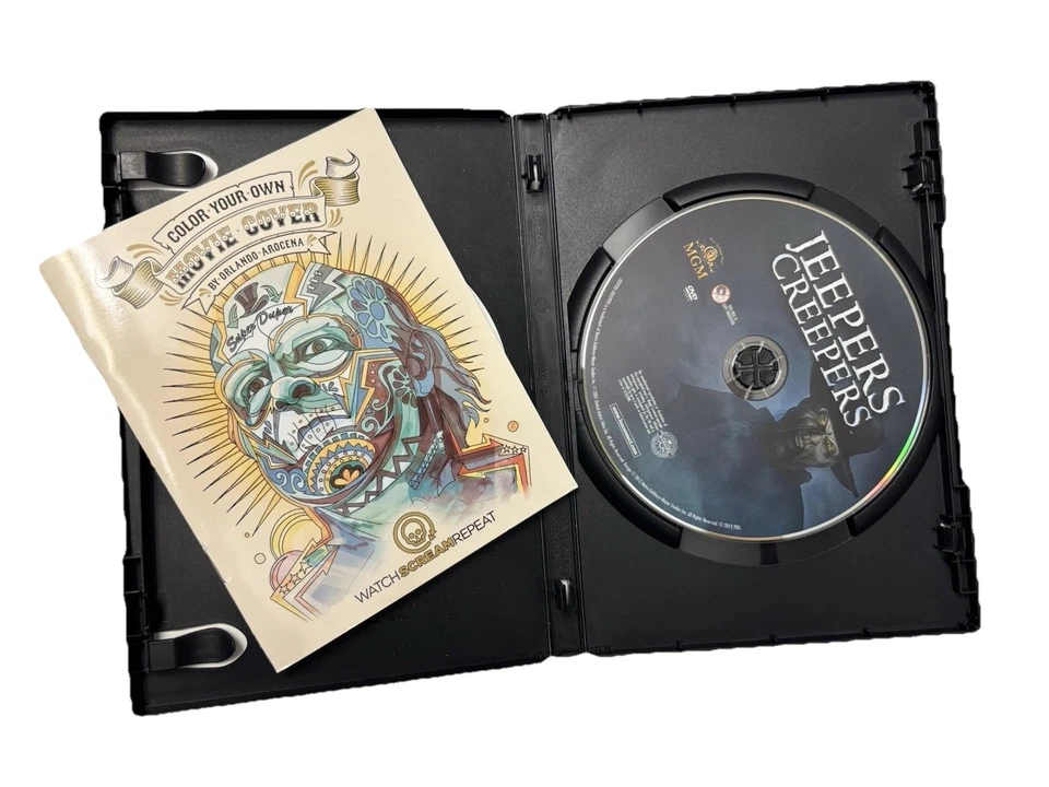 Jeepers Creepers DVD Horror Special Edition w/ Slipcover & Coloring Booklet - Imagem 3 de 4