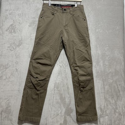 Wrangler ATG Pants Men's 30 Brown Straight Leg Reinforced Knees Utility Pockets