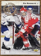 Rob Niedermayer 1992-93 Upper Deck Rookie Card #593 NHL RC Free Shipping. rookie card picture