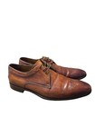 Magnami Cordero Medallion Men's Cognac Leather Dress Shoes/Classic Toe Derby10.5 — photo 4