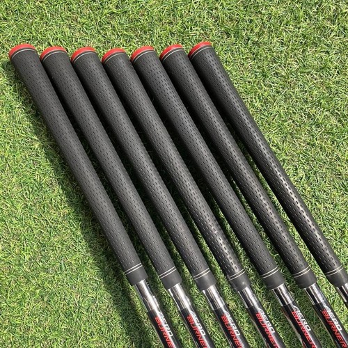 TaylorMade AEROBURNER Iron Set 4I-9I.Pw 7peace Shaft original steel Flex R Used. - Picture 7 of 9