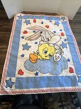 vintage Baby Looney Tunes crib blanket H-300