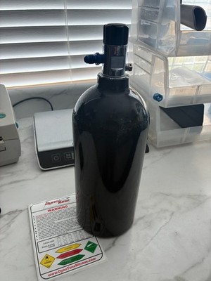 2.5LB Nitrous Oxide Bottle Brand New! NOS NX ZEX nitrous bottle High Gloss black