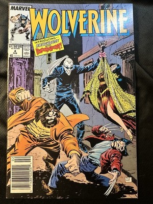 Wolverine #4 (Marvel Comics February 1989) Key Roughhouse Bloodsport 1st App