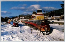 Postcard Conway Scenic Railroad North Conway, NH 1980s