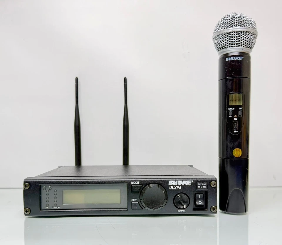 Shure ULXP4 M1 & ULX2-M1 SM58 Wireless Microphone System,  662-698 MHz-M1 - Image 3 of 4