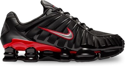 Size 12 - Nike Shox TL Black University Red for sale online | eBay