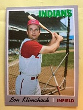 1970 Topps #247 Lou Klimchock Cleveland Indians EX-MT FREE SHIPPING
