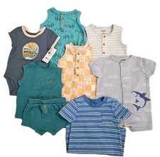 Lot Bundle 7 Size 0-3m Baby Boy Carter's Cat Jack Disney Winnie The Pooh