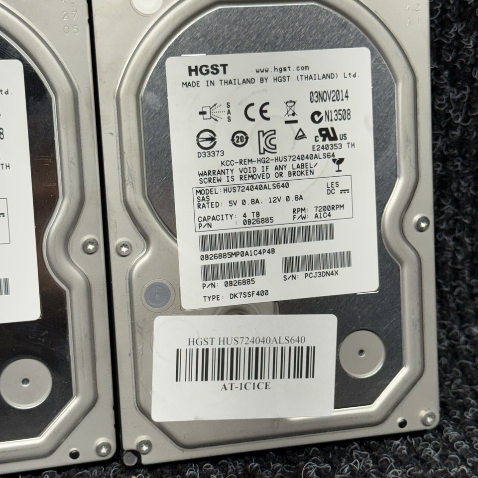 Hitachi Hgst Ultrastar 7 K4000 interno 8,9 cm hard drive 7200 rpm – 64 MB (Refurbished