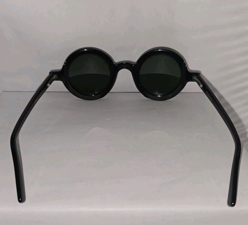 Lunettes de soleil rondes vintage artisanales Pifebo - Photo 2 sur 4