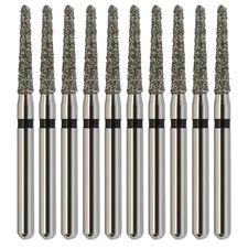 Dental Diamond Burs Round End Taper Diamond Bur Coarse 856/014SC FG High Speed