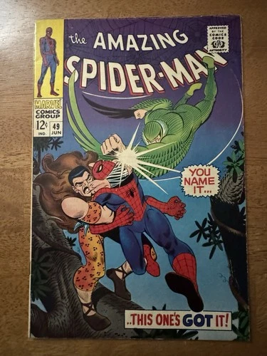 Amazing Spider-Man #49 - GORGEOUS FN/VF  - Kraven & Vulture - Marvel 1967