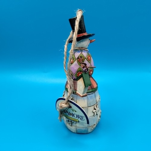 Jim Shore Snowman With Birdhouse Birds Christmas Ornament Enesco Heartwood Creek - Picture 6 of 15