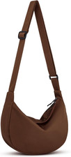Crossbody Crescent Bag for Women Men Trendy, Crescent Sling Bag with Adjustable