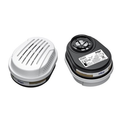 2 Stück (1 Paar) Dräger Filter A2P3 RD 6738875 für Maske X-plore 3300 3500 5500