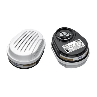 2 Stück (1 Paar) Dräger Filter A2P3 RD 6738875 für Maske X-plore 3300 3500 5500 - Bild 1 von 2