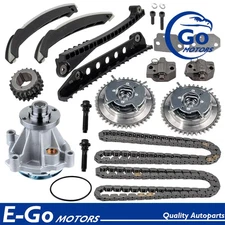Water Pump Timing Chain Kit Sprocket Fit Lincoln Ford Aviator F-350 Lobo V8 5.4L