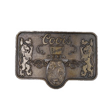 Vintage Coors Banquet Beer Belt Buckle