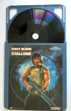 First Blood Rambo CED Video Disc 1982 Movie Action Adventure Sylvester Stallone