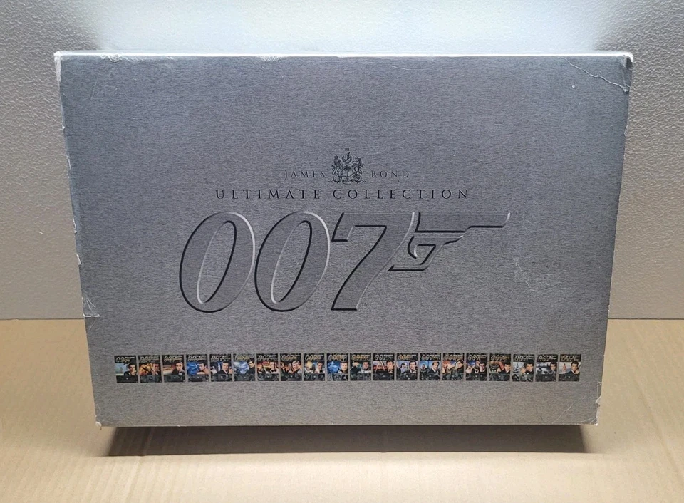 JAMES BOND 007 Ultimate Collection Region 4 Boxset 20 DVDS 40 Disc Box Set 2000 - image 2 of 4