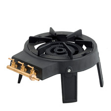 Lifestyle 9kw Triple Cast Iron Gas Stove Burner Boiling Ring Outdoor Camping