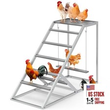 Chicken Coop, Chicken Perches with Swing, Chicken Roosting Bars, Chicken
