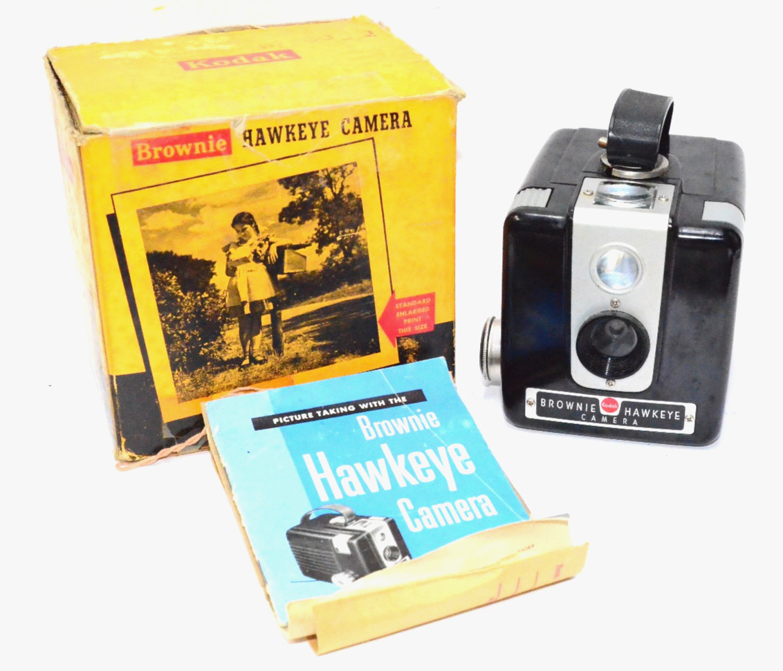 Kodak Brownie Hawkeye vintage camera equipment - eBay listing photo 1
