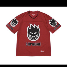 Supreme x Spitfire Red V-Neck Jersey Men’s L New with Tags