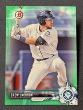2017 Bowman GREEN BORDER PROSPECT ROOKIE Drew Jackson 75/99