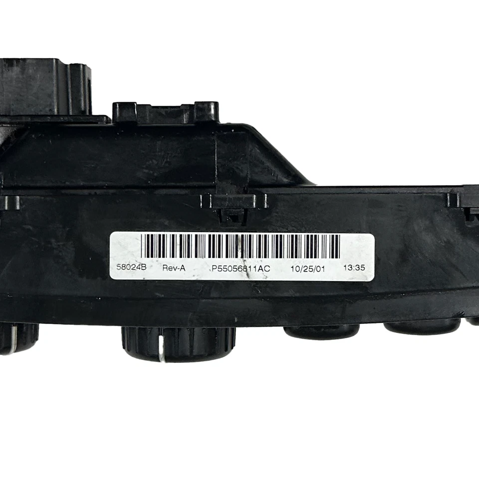 2002-2005 Dodge Ram AC Heat Temp unidade dupla de controle climático 55056811AC - Imagem 3 de 4