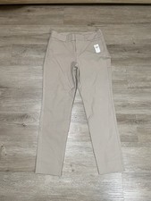 NWT Old Navy Pixie High Rise Pants Women s Sz 2P Stretch Beige Plaid Career