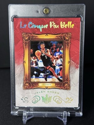 2021 Panini Court Kings Jalen Green Le Cinque Piu Belle Rookie RC Case Hit  