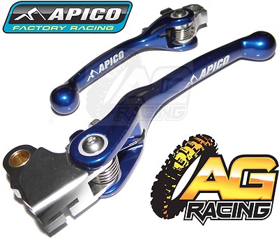 Apico Flexi Hebel Set Blau Kupplungshebel Bremshebel Für Yamaha YZ450F 2009-2012