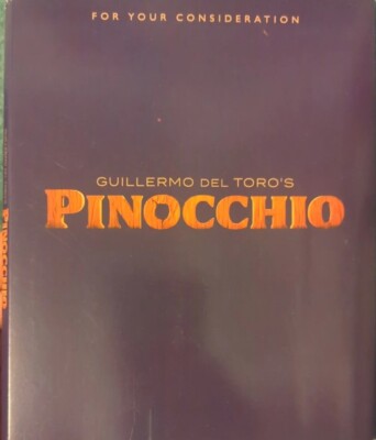 PINOCCHIO FYC BLU-RAY (not DVD) 2012 Award Promo Screener Guillermo del Toro VG+