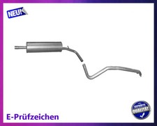 Auspuffanlage für Skoda Citigo 1.0 44/55KW Auspuff Endrohr Mitteltopf