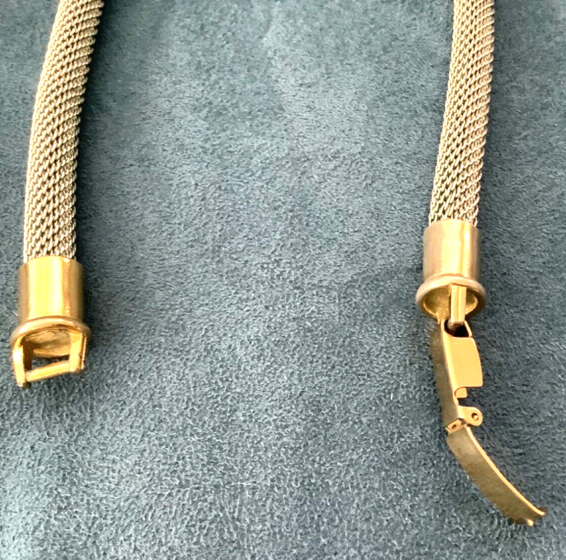 Unsigned Stainless Steel 3 Solid Roundd Beaded Ne… - image 3