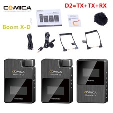 Comica BoomX-D D2 Digital Wireless Microphone System Mic Reveiver Transmitter US
