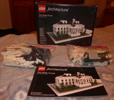 Lego Architecture #21006 The White House Complete Retired
