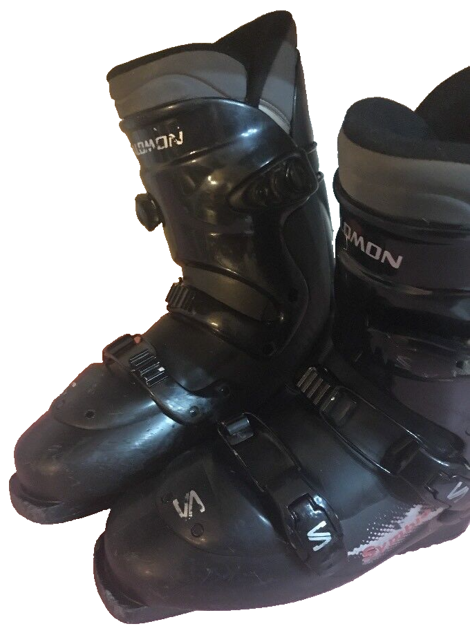 Salomon 4.0 Symbio Scarponi da Sci Discesa Nero 29.0 Rari Vintage Spedizioni N 24h