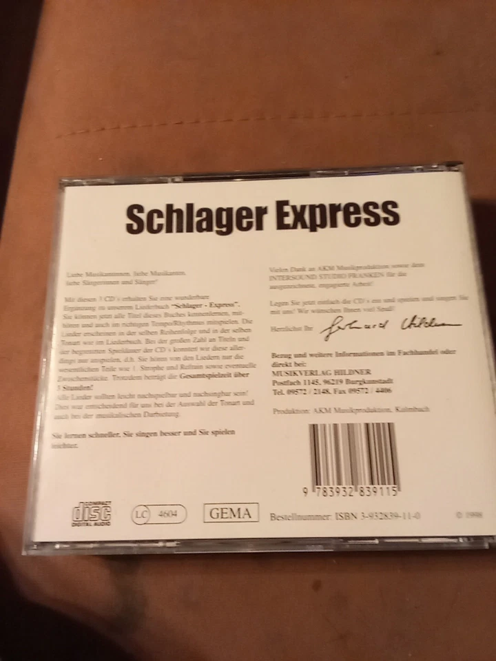 CD: Schlager Express, 3 CD Box - Bild 2 von 2