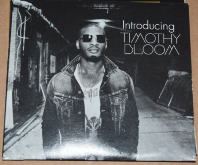 TIMOTHY BLOOM Introducing w/ 3 RARE LIVE TRX PROMO CD & DVD VIDEO EPK 2011