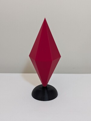The Sims RED Plumbob Cosplay Costume Angry Mood Indicator Display 3d Print