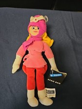 Hanna Barbera PENELOPE PITSTOP 9" Bean Bag Plush 1999 Warner Bros Store NWT RARE