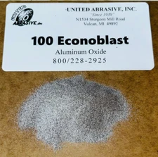 100 Grit Aluminum Oxide Blasting Etching Cutting Abrasive Grain Media 4 lbs.