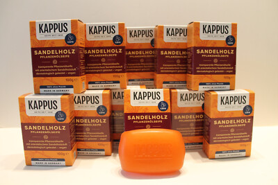 Kappus Sandelholz Seife Pflanzenölseife 12 x 100 g = 1200 g, Sparset !